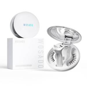 lot 10298 image: WOSADO Magnetic Eyelashes with Applicator Kit, V17 Ice Black Reusable Magnetic Lashes without Eyeliner, Glue-free False Lashes, Waterproof, Lightweight, Suit for Natural Makeup