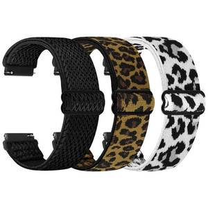 lot 10311 image: TumpCez Quick Release Watch Band - Choice of Width -18mm 19mm 20mm 22mm 24mm Watch Bands, Solo Loop Adjustable Elastic Nylon Watch Straps Replacement Wristband for Men Women