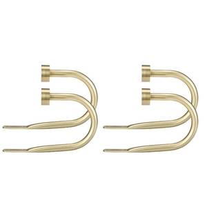 lot 10325 image: Mayrhyme Drapery Holdback,Matte Black Metal Window Curtain Holdback (Warm Gold)