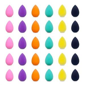lot 12009 image: GFOUNS small mini makeup sponge bulk  30 pcs mulit-colored foundation makeup sponges for foundation,make up sponges for face(30 pcs)