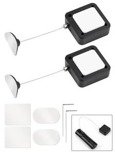 lot 12040 image: EKZ 7.5 ft Retractable Remote Control Cable Tether Lock with Adjustable Locking Leash Length Clasp,Remote Control Security Lanyard Lock for TV Remote Control,Gaming Controller,Tablets Showroom -2 Pcs