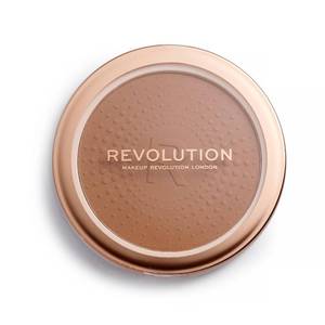 lot 12382 image: Revolution, Mega Bronzer Powder, Matte Finish, Buildable Sculpting & All-Over Glow for Light to Deep Skin Tones, Vegan & Cruelty-Free, Warm, 0.52 oz