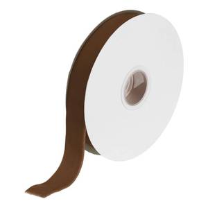 lot 12422 image: MECCANIXITY Velvet Ribbon 34 Inch x 10 Yard Single Face Spool Silky Velvet Fabric for Bouquets DIY Crafts Gift Wrapping Wedding Party Deep Brown