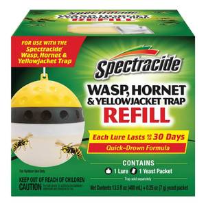 lot 12431 image: Spectracide Wasp & Hornet Trap Refill, Lure Refill for Spectracide Wasp & Hornet Trap, 1 Count