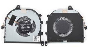 lot 12440 image: Replacement CPU wGPU Cooling Fan for Dell XPS 15 9570 & XPS 15 7590, Precision 5530 5540 Series Laptop PN 008YY9 0TK9J1 TK9J1 08YY9