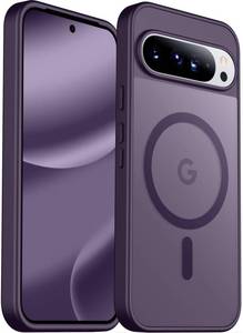 lot 12444 image: SPIDERCASE Magnetic for Google Pixel 10 Pro XL Case, Military Grade Drop Protection Slim Translucent Matte Shockproof Anti-Fingerprint Phone Case for Pixel 10 Pro XL,Dark Purple