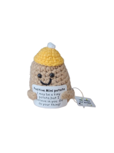 lot 14366 image: Kala Walk Positive Mini Potato Crocheted Plushie Collection 6pc