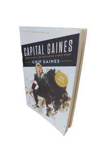 lot 14414 image: Capital Gaines Smart Things I Learned Doing Stupid Stuff by Chip Gaines Paperback Edition with Bonus Chapter