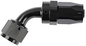 lot 14472 image: VehiMata 10AN Hose End Fitting 150 Degree Swivel for CPE Braided Fuel Hose Line Aluminum Black 1PC