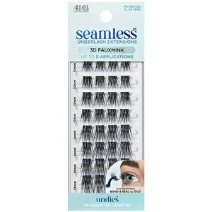 lot 14487 image: Ardell Seamless 3D Faux Mink Underlash Extensions Refill Kit - DIY Lash Clusters, Customizable Eyelash Extension for Natural Looking Lashes, 1-Pack