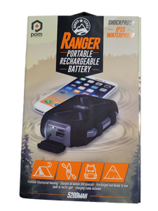 lot 16146 image: POM Rugged Series Ranger Portable Power Bank 5200mAh