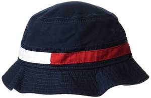lot 16159 image: Tommy Hilfiger Mens Tino Bucket Hat, Sky Captain, Large US