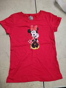 lot 16164 image: Disney Minnie Mouse Red T-Shirt Size Small