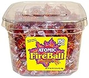 lot 16169 image: FarleysSathers Candy Co. 0.3z Atomic Fireball Tub Pack of 150 05205