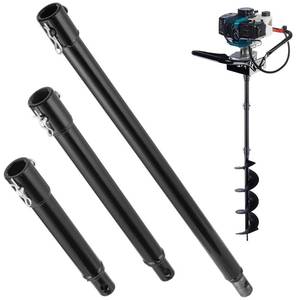 lot 19103 image: 3 PCS Auger Extension Drill Bits, 34 Shaft Earth Auger1 Drill Bit Extension, Auger Drill Bit Extension2 Bar, Garden Spiral Hole Drill Bit Extension1 Rod, Post Hole Digger Replacement