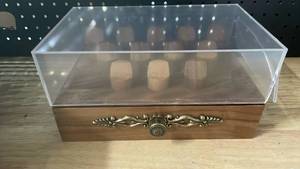 lot 19169 image: Wooden Display Box with Acrylic Display Case