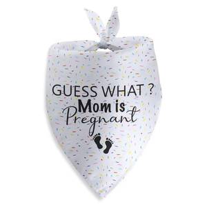 lot 20048 image: I Thought I was The Baby Dog Bandana Pregnancy Announcement Baby Announcement Pink Dog Bandana Photo Prop Pet Scarf Accessories