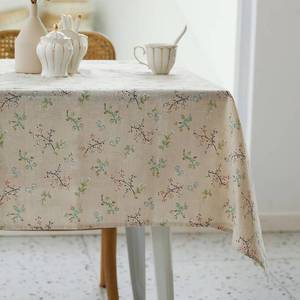 lot 20090 image: YiHomer Pastoral Rectangle Tablecloth - 60 x 84 Inch Table Cloth - Washable Table Cover with Dust-Proof Wrinkle Resistant for Restaurant, Picnic, Bistro, Indoor and Outdoor Dining, Gardenia
