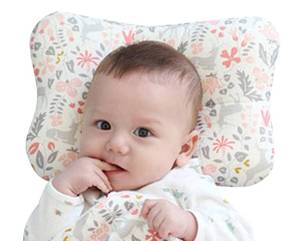 lot 20143 image: WelsLife Soft Hypoallergenic Baby Head & Neck Support Organic Cotton Cover Machine Washable (Bambi Pink)