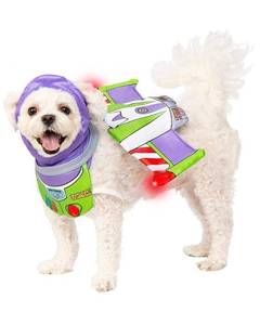 lot 20145 image: Toy Story Buzz Lightyear Pet Costume Accessory Set for For Dogs or Cats by Rubies, SM