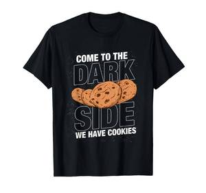 lot 20177 image: Come to the dark side we have cookies Funny Geek Nerd Shirt T-Shirt Large