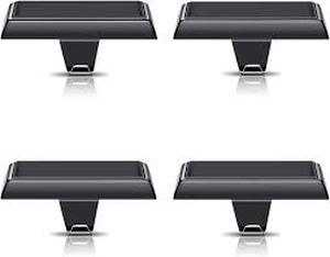 lot 2150 image: Christmas Stocking Decoration Black Set of 4