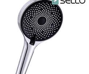 lot 19089 image: Chrome Shower Head and Hose Kit with Hardware