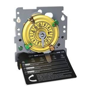 T104M Pool Timer Mechanism Only, Pool Pump Timer, 208-277V 40A Time Switch, 24 Hour 12 ON/Off for Pool Pump, Heavy-Duty Mechanical Time Switches,Time Switch Mechanism Only, 5 Years Warranty - Retail: $60