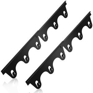 lot 323 image: Stove Gap Covers Stainless Steel, 2Pack Retractable Stove Gap Filler (13.8��27.5 Length, 0.79 Width), Heat-Resistant Guard & Range Trim Kit Between Stove Top & Counter-Black - Retail $13