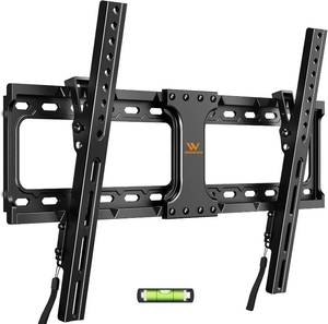 lot 349 image: IWORKBOARD 55 65 75 85 inch Tilting TV Wall Mount for 32-90  TVs, Low Profile TV Mount Bracket, Safe Lock & Quick Release, Max VESA 600x400mm, 24 inch Studs,132 lbs, Fit Most 55 75 85 86 TVs - Retail $28