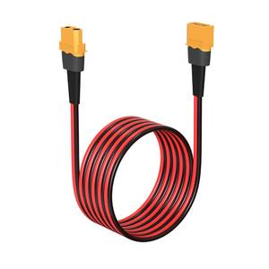 lot 381 image: ELFCULB 10AWG 10FT XT60 Extension Cable 2 6 10 20 35 50 75 100FT XT60 Female to Male Connector for RC Battery Portable Power Station Solar Panel(10FT) - Retail $26