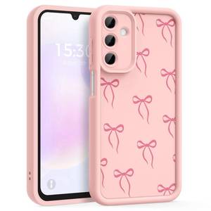 lot 394 image: FUXICASE Case for Samsung Galaxy A16 5G, Pretty Pattern Design for Girls Women Silicone Cover, Soft TPU Material, Thicker Frame Shockproof Protective Girly Case for Samsung A16 (Pink Bow) - Retail $9