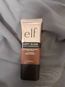 lot 425 image: e.l.f. Soft Glam Foundation, Medium Coverage, Long-Lasting & Buildable Foundation For A Smooth, Satin Finish, Vegan & Cruelty-Free, 62 Rich Warm - Retail $9