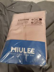lot 446 image: MIULEE Baby Pink Blackout Curtains for Girls Bedroom Living Room 63 Inches Long 2 Panels, Nursery Thermal Insulated Room Darkening Drapes Solid Grommet Top Noise Reducing Window Curtains 40x63 Inch - Retail $14