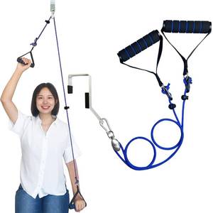 lot 474 image: Shoulder Pulley for Physical Therapy, Pulleys for Shoulder Rehab Over Door, Shoulder Pulley Over The Door Physical Therapy, Door Pulleys For Physical Therapy, Arm Pulley, Over The Door Pulleys - Retail $10