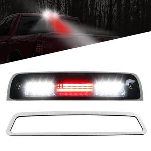 lot 499 image: Gubebaili Third 3rd Brake Light Fit for Dodge Ram 1500 2009-2017,Ram 2500 3500 2010-2017, Cargo Light LED High Mount Stop Light with Gasket, Smoke Lens