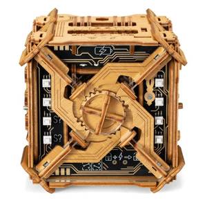 lot 533 image: Puzzle Potato Tesla Box - Electronic Puzzle Box - Escape Room Game in a Box - Brain Teaser - 3D Wooden Puzzle for Adults - Money Puzzle Box for Cash Gift - Birthday GiftBox MoneyBox - Retail $70