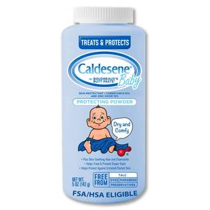 lot 539 image: Caldesene Dry & Comfy Baby Powder with Zinc Oxide & Cornstarch, Free from Talc & Preservatives, 5 Oz. - Retail $6