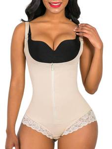 lot 548 image: SHAPERX Womens Fajas Colombianas Shapewear Postpartum Tummy Control Body Shaper Butt Lifter Bodysuit, SZ7200-Beige-L - Retail $33