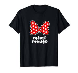 lot 551 image: Womens Mimi Mouse Family Vacation Bow T-Shirt Medium - Retail $19
