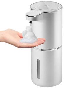 lot 567 image: Gotofine Automatic Foaming Soap Dispenser,4-Level Adjustable Foam, Wall Mount, USB Rechargeable,12.8oz 380ml,Touchless Hand & Dish Soap Dispenser for Bathroom, Kitchen,Hotel, Restaurant - Retail $23