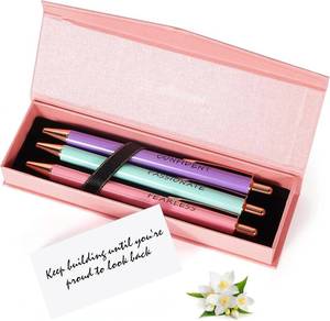 lot 3512 image: WY WENYUAN Thank You Gifts for Women, Fancy Pen Set for Women, Retractable & Quick-Drying - Perfect Teacher Pens, Employee Appreciation Gifts & Office Supplies (Black Ink, MediumFine Point)