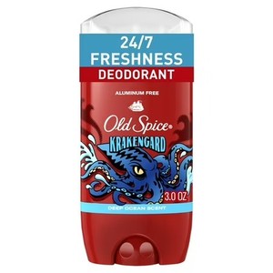 lot 3571 image: Old Spice Aluminum Free Deodorant for Men, Stick, Krakengard, 3.0 oz