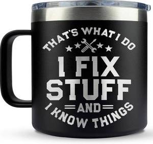 lot 3617 image: Christmas Gifts for Men, Dad, Husband - Birthday Gifts for Mens Unique - Stocking Stuffers for men, Dad - Dads Birthday Gift Ideas - Funny, Gag mens Gifts for Christmas, Birthdays - 14Oz Men Mug