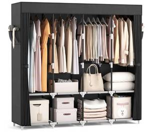 lot 4036 image: Portable Closet for Hanging Clothes