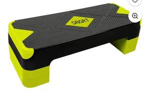 lot 4044 image: SPART Adjustable Workout Aerobic Stepper Step Platform Trainer with 4 Risers