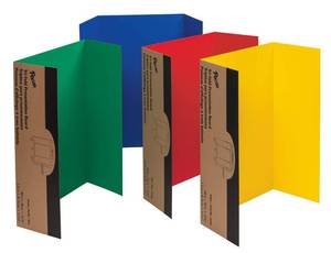 lot 4046 image: Pacon Corrugated Presentation Board, 48-Inchx36-Inch, Assorted 4 Colors (37654)
