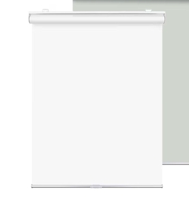 lot 4056 image: HOMEBOX 100% Blackout Cordless Roller Window Shades, Window Blinds with Thermal Insulated, UV Protection Waterproof Fabric, roll up and Down Blinds for Home and Office (Black - 37 W x 72 H)