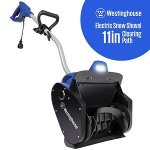 lot 4070 image: 11-in. 120-Volt Electric Corded Snow Shovel with LED Light