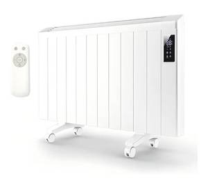 lot 4072 image: 1500w Convection Panel Heater-Portable Electric Heaters, Plug-in Wall Heaters for Indoor Use, Fanless Ultra Quiet, Wall Mount Space Heater wRemote Control, LED Display, Timer